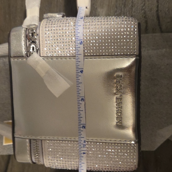 Michael Kors Silver Mini Bag - Picture 5 of 6